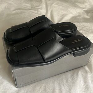 Vagabond Brittie Mules - Black Leather - Size 41 EU/US 10 Womens